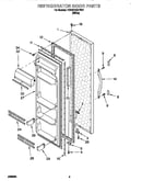 Refrigerator door