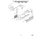 KitchenAid KSSS48MHT00 top grille and unit cover diagram