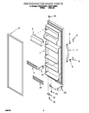 Refrigerator door
