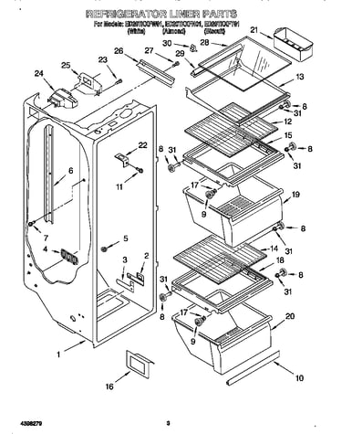 Refrigerator liner