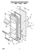 Refrigerator door
