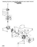 Brake, clutch, gearcase, motor and pump