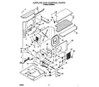Whirlpool ACE254XH1 airflow and control diagram