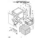 KitchenAid KERC607HBL3 oven chassis diagram