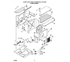 Whirlpool CAH25WC01 airflow and control diagram
