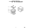 Whirlpool GMC305PDT1 internal oven parts diagram