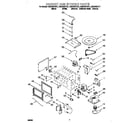 Whirlpool GMC305PDZ1 cabinet and stirrer diagram