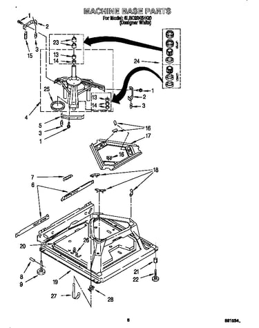 Machine base