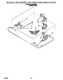 Bleach, detergent, rinse dispenser