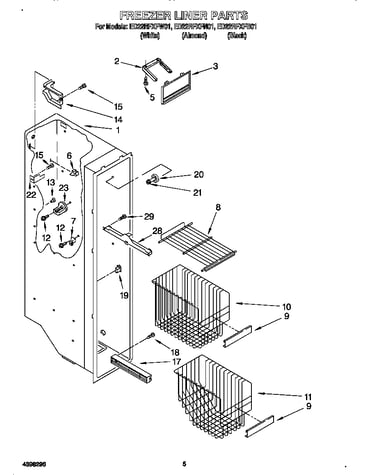 Freezer liner