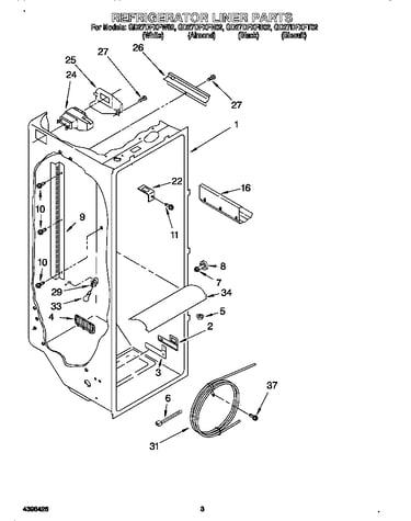 Refrigerator liner