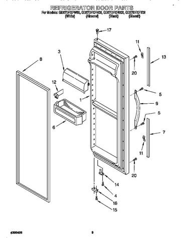 Refrigerator door