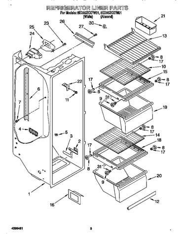 Refrigerator liner