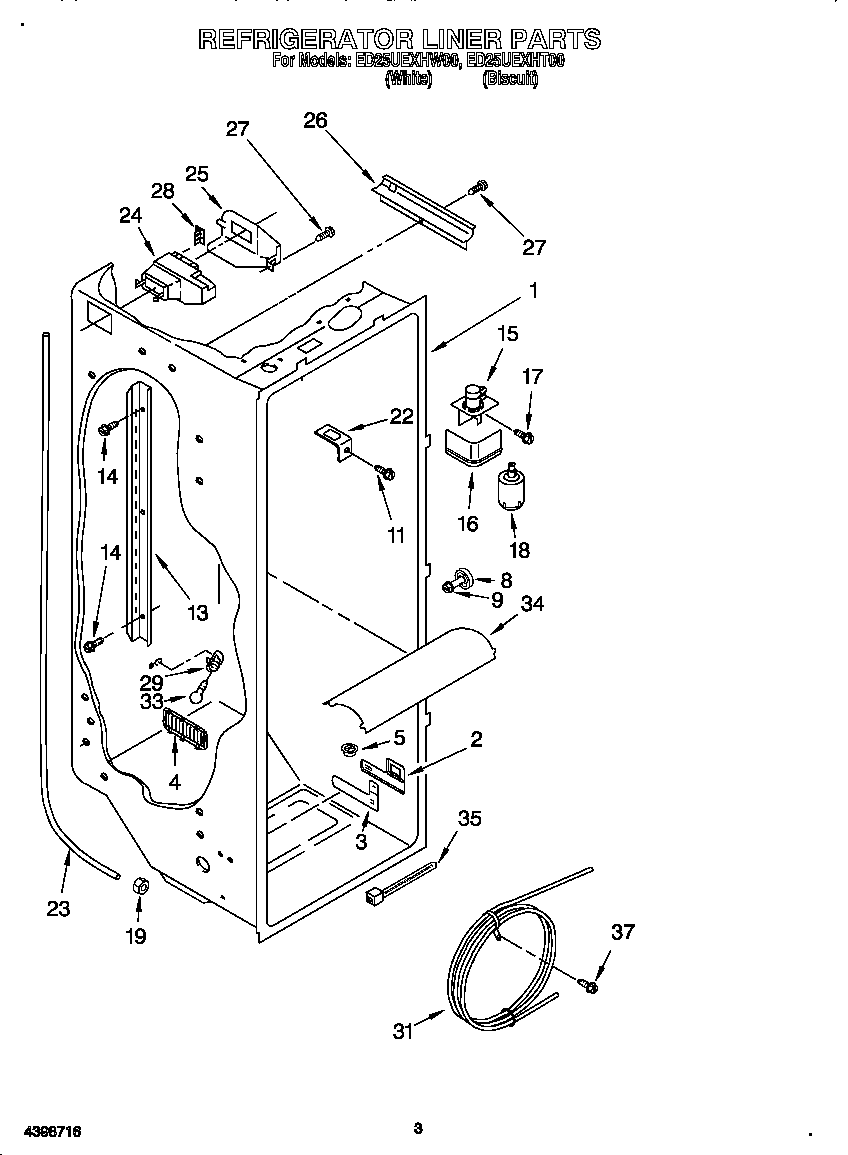 Refrigerator liner