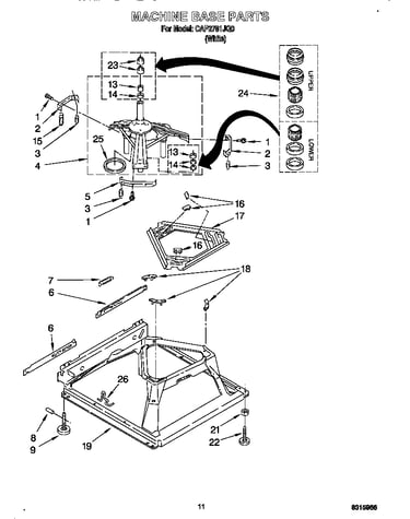 Machine base