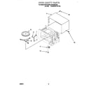 Whirlpool MT2210SJB0 oven cavity diagram
