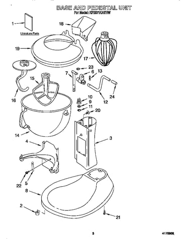 Base and pedestal unit