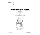 KitchenAid KD2661KATRW cover diagram