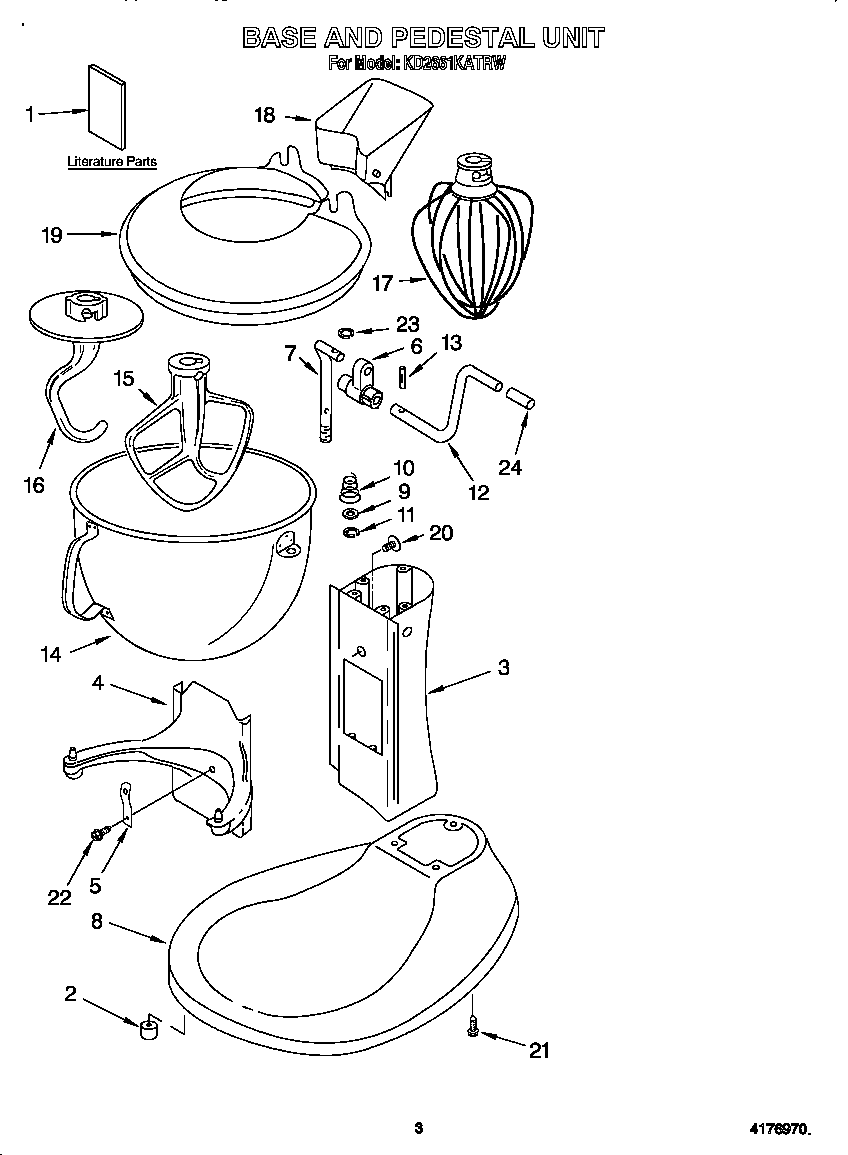 Base and pedestal unit