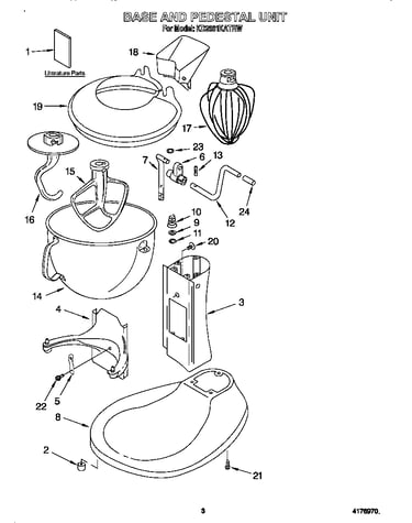 Base and pedestal unit