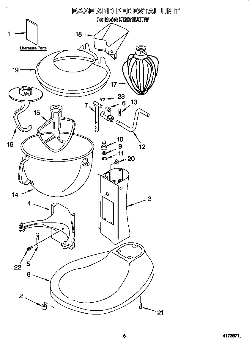 Base and pedestal unit