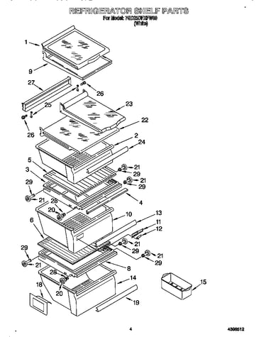 Refrigerator shelves