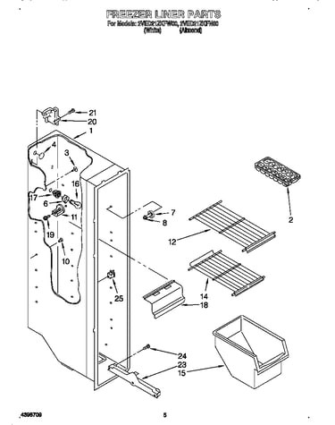 Freezer liner