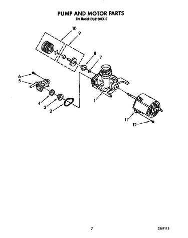 Pump and motor