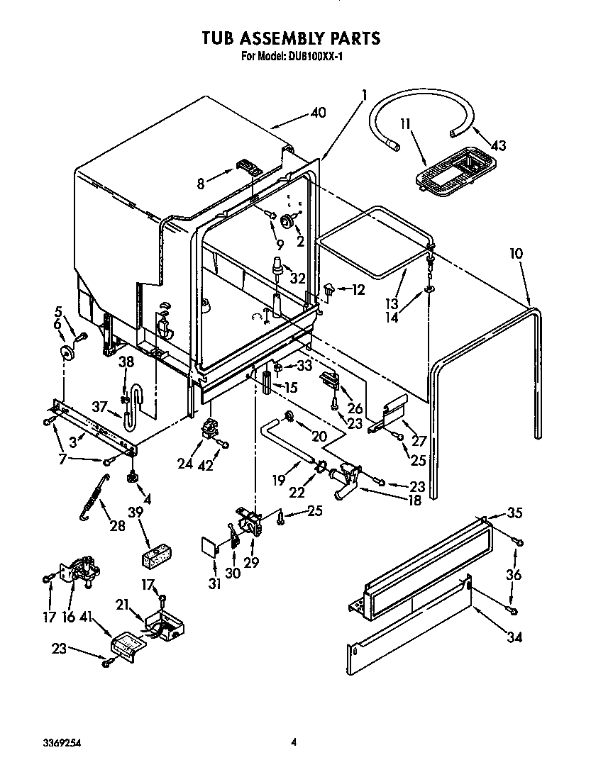 Tub assembly