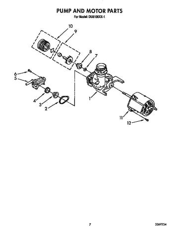 Pump and motor
