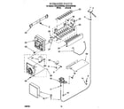 Whirlpool 2VGD27DQFW00 icemaker diagram
