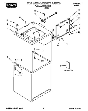 Top and cabinet