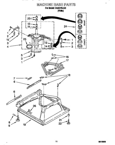 Machine base