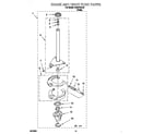Whirlpool CAM2761JQ0 brake and drive tube diagram