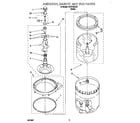 Whirlpool CAP2762JQ0 agitator, basket, tub diagram