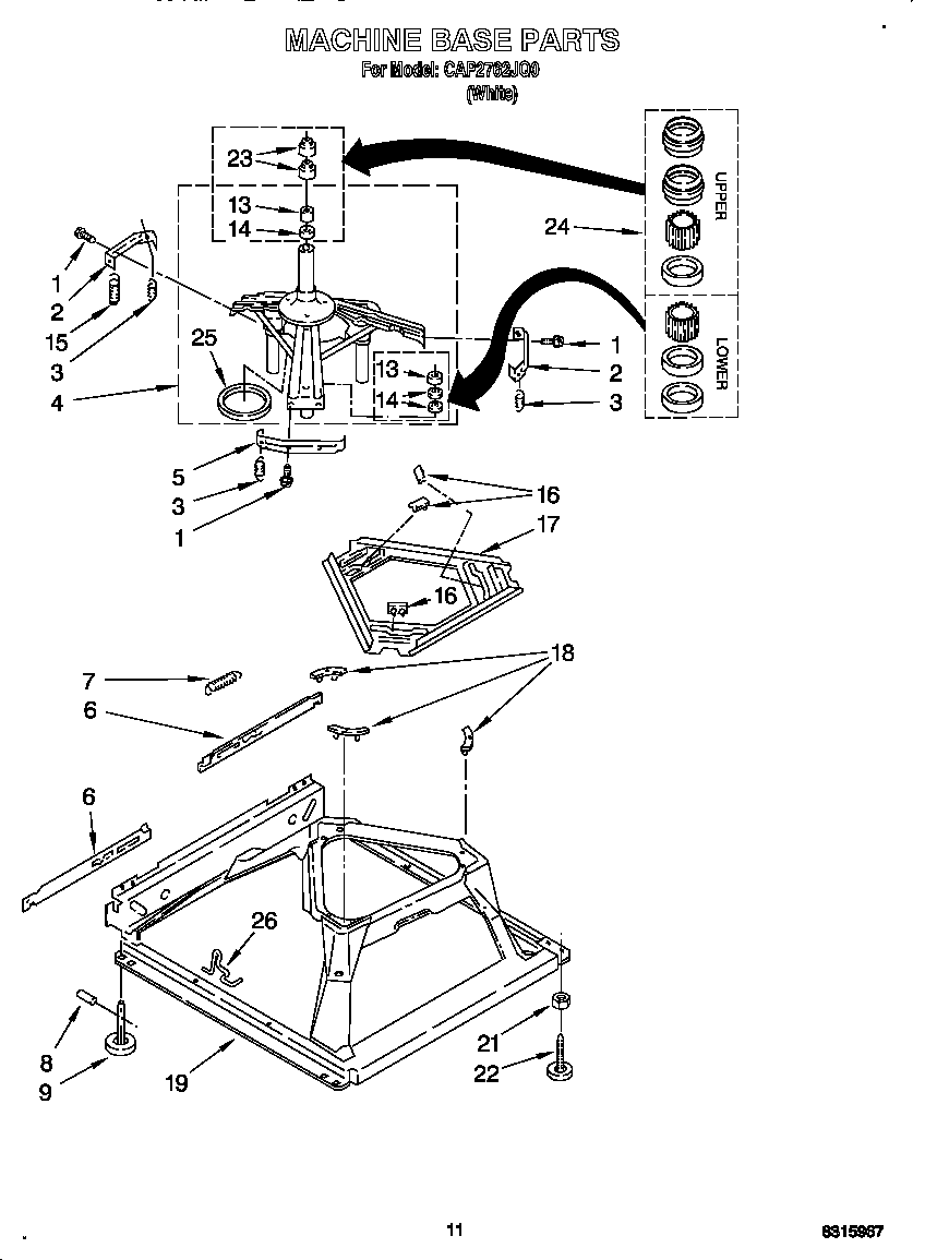 Machine base