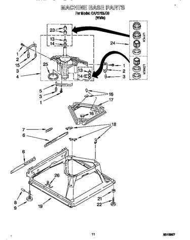 Machine base