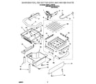 Whirlpool JZ235P0 evaporator, ice cutter grid diagram