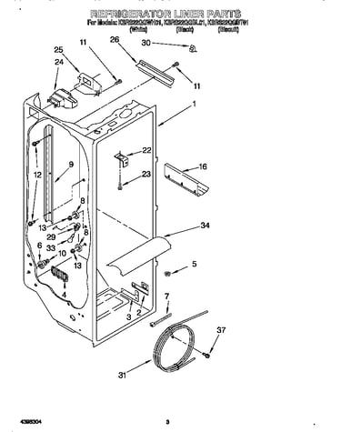 Refrigerator liner