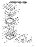 Refrigerator shelves