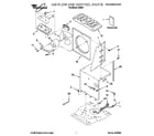 Whirlpool AD40J1 air flow and controls diagram