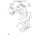 Comfort-Aire DH40J1 air flow and controls diagram