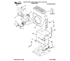 Whirlpool AD25J2 air flow and controls diagram