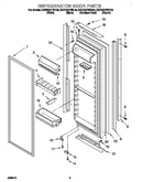Refrigerator door