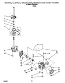 Brake, clutch, gearcase, motor and pump