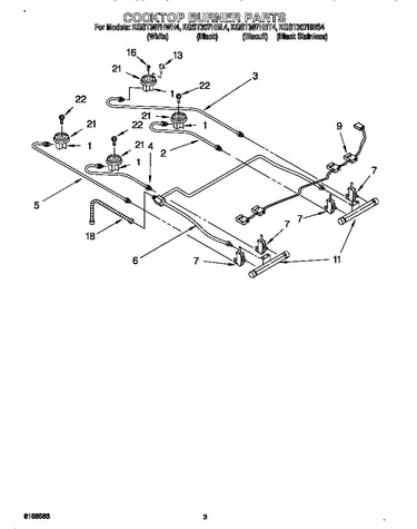 Cooktop burner