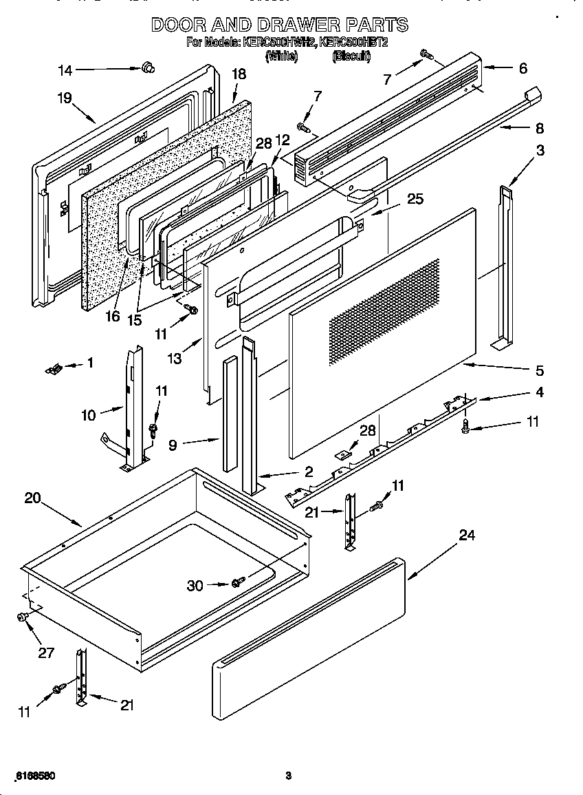 Door and drawer