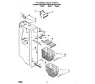 Whirlpool ED22LFXHW00 freezer liner diagram