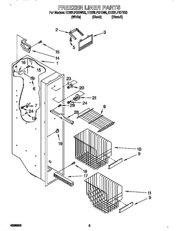 Freezer liner