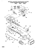 Motor and ice container
